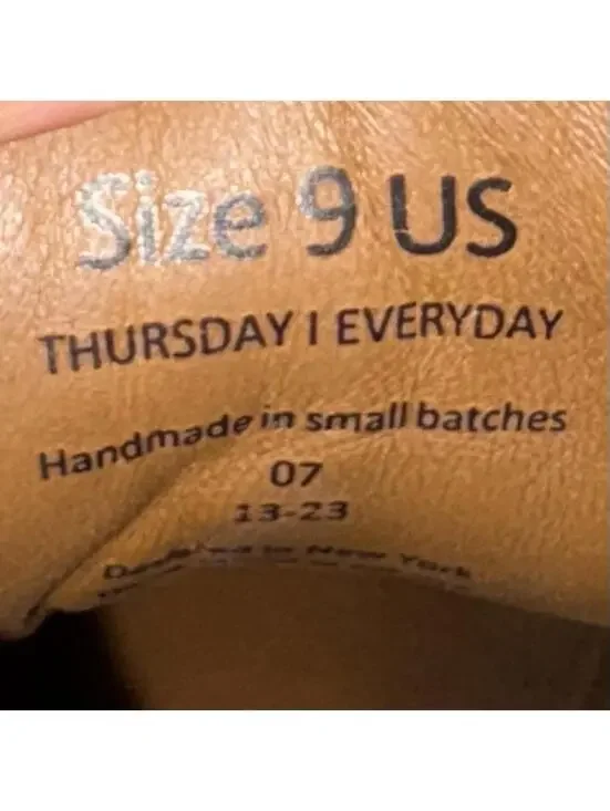 Thursday Boot Co Premier High Top Sneaker Brown Leather Men’s Size 9 - Picture 6 of 8